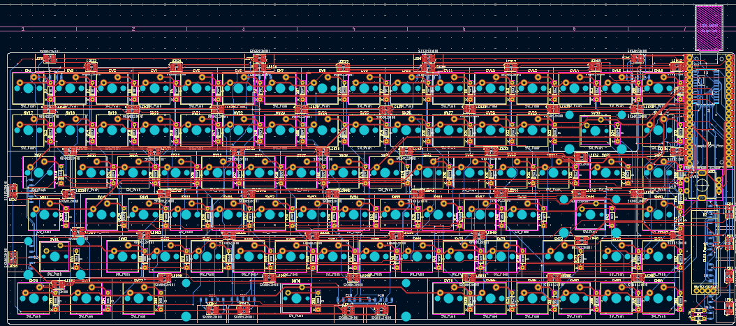 Finalized PCB trace routing